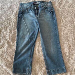 Tommy Hilfiger Mid Blue Cropped Jeans